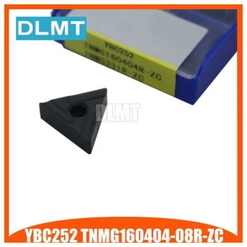 

10PCS CNC TNMG160404R-ZC TNMG160408R-ZC YBC252 carbide Inserts For Steel processing