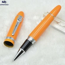 Высокое качество JINHAO 159 бренд оранжевый Металл ролик канцелярские принадлежности школьные канцелярские принадлежности записи Подарочная шариковая ручка W12