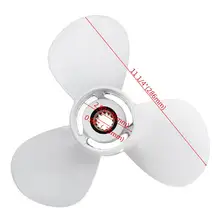 Для Yamaha 25-60HP алюминий 11 1/4x14 лодка подвесная пропеллер 663-45958-01-EL Морской Пропеллер 13 сплайн зуб 3 лезвия