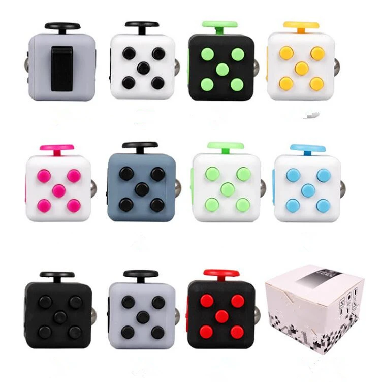 3.3cm Desk FingerToys Mini Fidget Cube Toy Squeeze Fun Stress Reliever Antistress Toys toys for kids | Игрушки и хобби