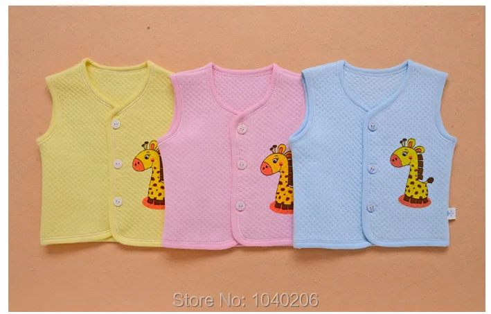 Girls Thicken Vest Fashion Winter Cotton Padded Waistcoat Kids Warm Vest Children 2019 Autumn 2 8t
