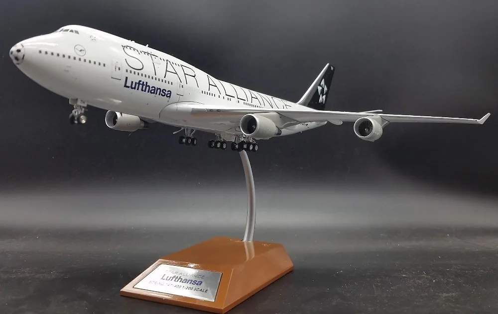 Inflight200 1: 200 Lufthansa The Boeing 747-400 aircraft model alloy D-ABTH Star Alliance Limited Collector's Edition