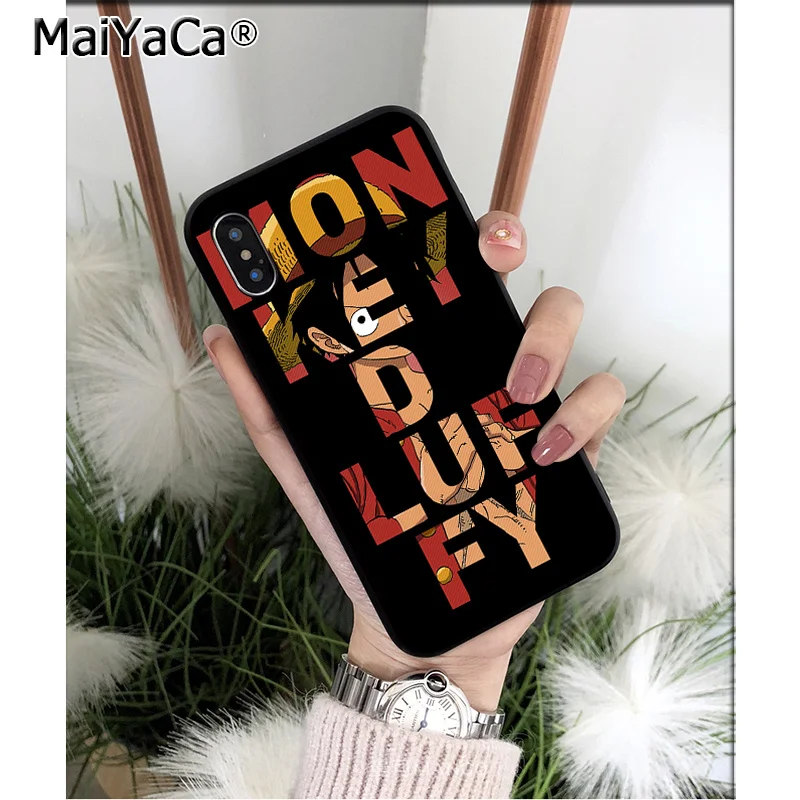 MaiYaCa one piece Monkey D Луффи Зоро ТПУ мягкий черный чехол для телефона iPhone X XS MAX 6 6S 7 7plus 8 8Plus 5 5S XR