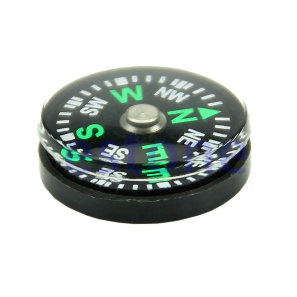5 шт. 20 мм форма кнопки маленькие Мини Компасы для выживания для походов на открытом воздухе кемпинга