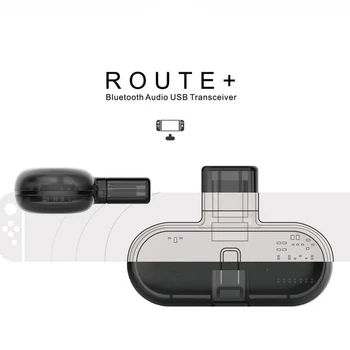 

For NS Switch Bluetooth Wireless Headset Receiver Adapter Audio Transmitter USB Receiver Adapter Support Aptx for Earphone PC