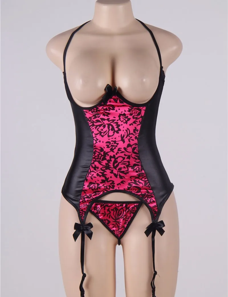 2016 Sale Sexy Lingerie Hot Plus Size M 5xl open cup Lace chemise font b Sex
