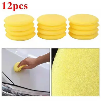 

12 pcs Polishing Pad Car Waxing Sponge Car Care Tools High Quality Accessories polishing car Buffing Foam Applicator Sponge