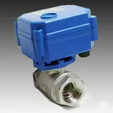 CWX-15Q 3/4 ''Нержавеющая сталь Электрический шаровой клапан 12V Напряжение