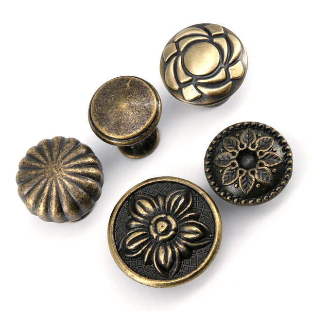 Best Offers 10pcs cabinet handle Knobs Zinc Alloy Kitchen Furniture pulls retro antique drawer handle brass color Best Offers 10pcs cabinet handle Knobs Zinc Alloy Kitchen Furniture pulls retro antique drawer handle brass color