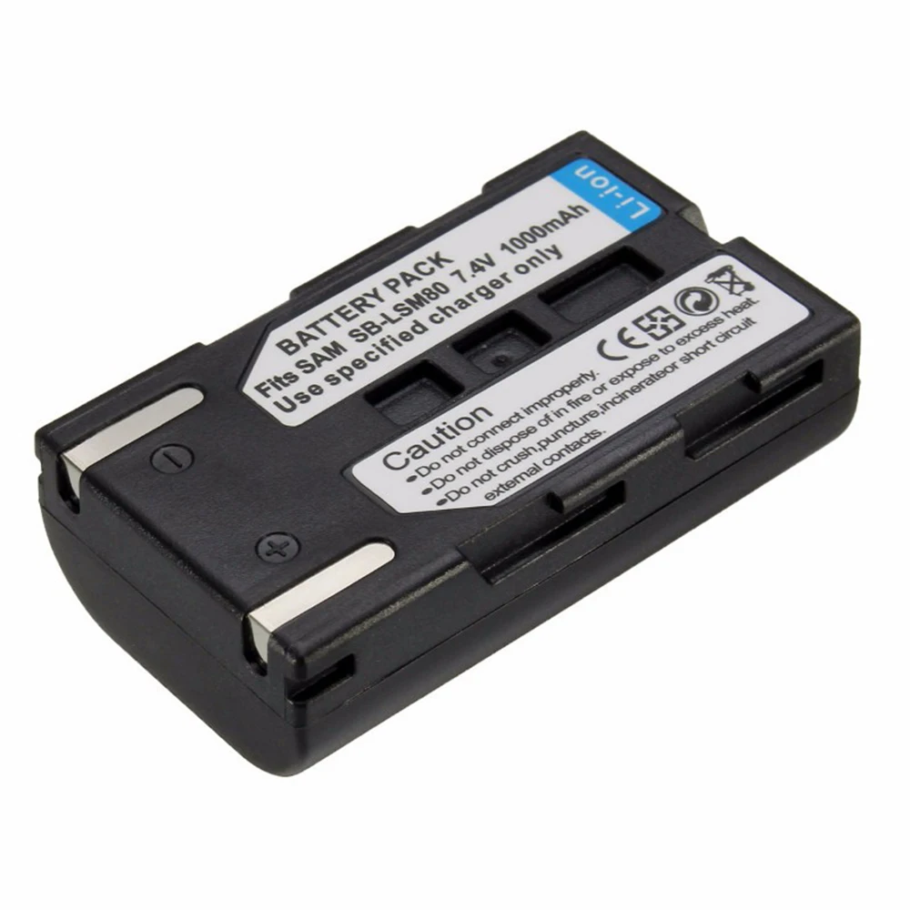 Bateria Recarregável para Câmera Samsung 1000mah Lsm80 Sb-lsm80 Lsm80 Vp-dc175 Vp-dc565 Vp-dc575 Sc-d357 Atacado - Image 6