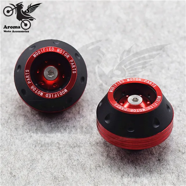 colorful scooter parts dirt pit bike accessories motocross wheel anticaida motorbike Crash Pad motorcycle frame sliders moto Red