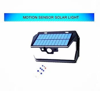 

new 55 leds Solar light remote control radar 3 side lighting usb port camp Outdoor Garden security led lamp patio lantern decor