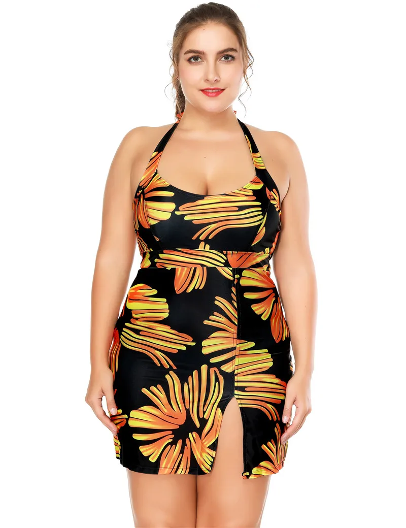 

Swimming Suit for Women Swimwear Women Tankini Plus Size 2XL Bikini Biquinis Feminino 2019 Wire Free with Pad Two Piece Swimsuit