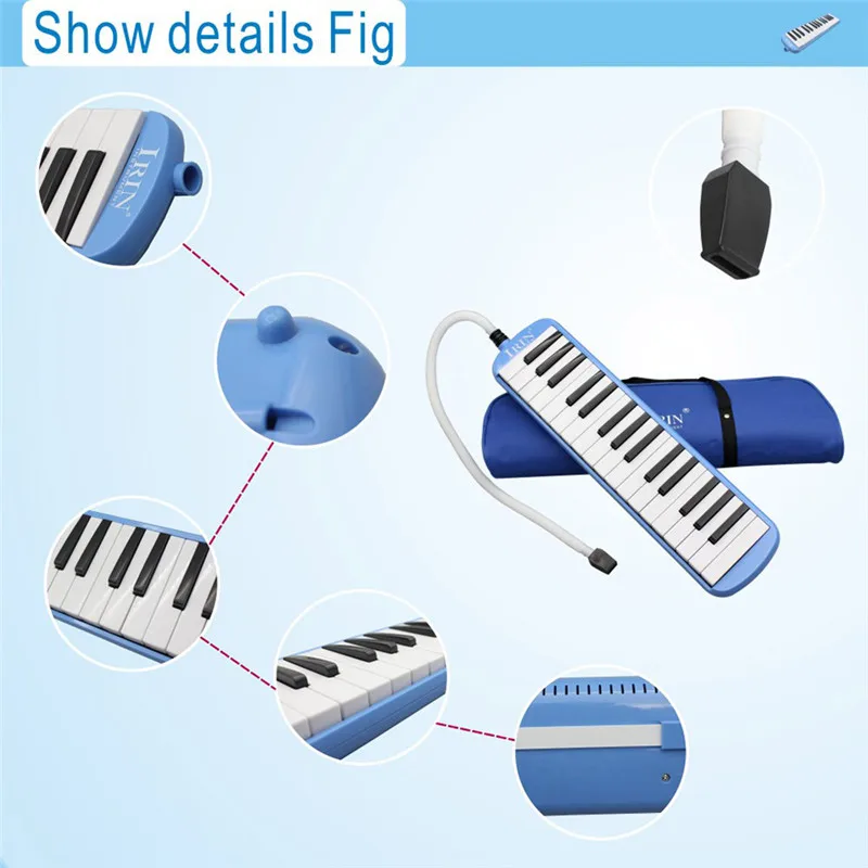 دائم 32 البيانو مفاتيح Melodica مع حمل حقيبة آلة موسيقية للموسيقى عشاق مبتدئين هدية رائعة صنعة دائم 32 البيانو مفاتيح Melodica مع حمل حقيبة آلة موسيقية للموسيقى عشاق مبتدئين هدية رائعة صنعة