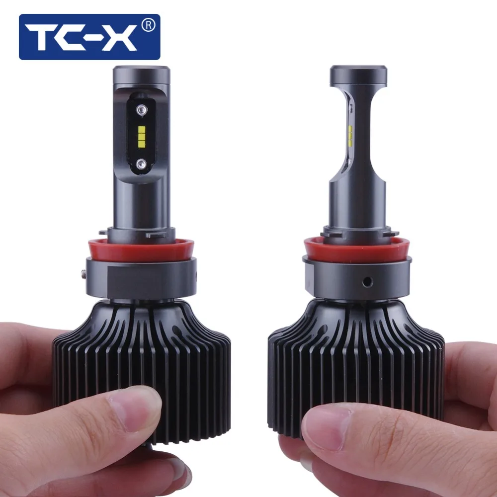 TC X 2 ШТ. H11 9006 9005 LED Автомобилей Фары Дальнего света Безвентиляторный 6000 К