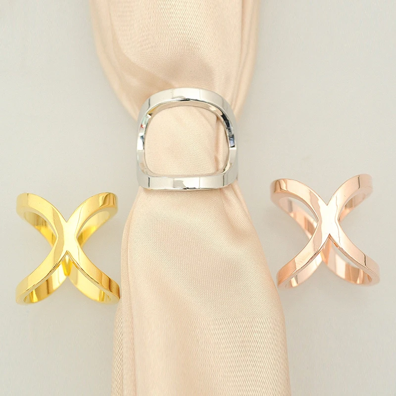 Шелковый шарф ювелирные изделия аксессуары пряжка кольцо зажимы для шейный платок трициклическая шаль Пряжка роскошный Простой вечерние