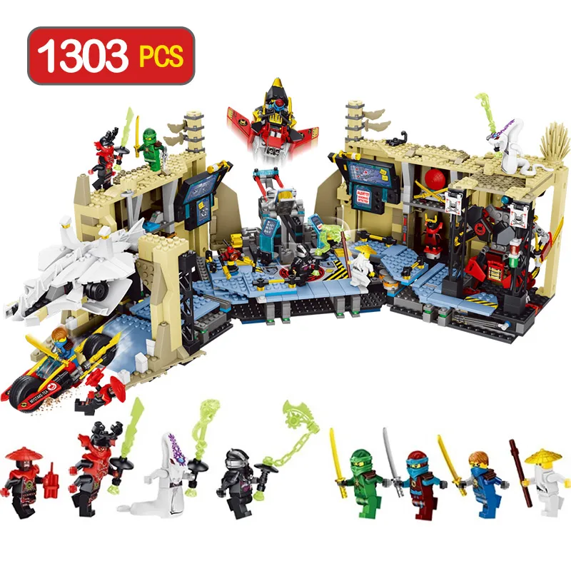 

1303 pcs hot Building Blocks Sets DIY Building Block Sets educational Toys for Children Compatible LegoINGlys NinjagoINGlys