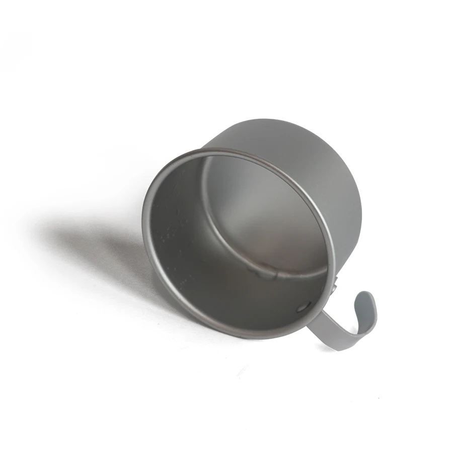 Portátil al aire libre copa de aluminio 300 ml botella de bebida Picnic vajilla montañismo caza taza Camping al aire libre senderismo