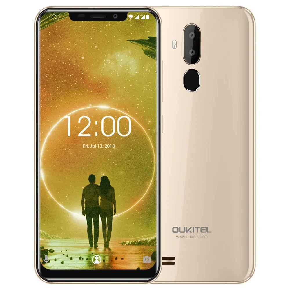 OUKITEL C12 смартфон с 5 дюймовым дисплеем четырёхъядерным процессором MTK6580 ОЗУ 2 Гб