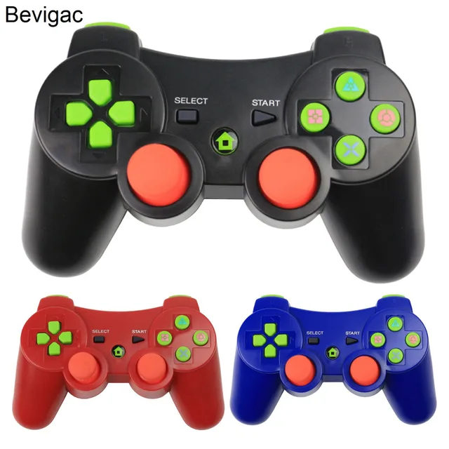 Cheap Bevigac Wireless Bluetooth Double Shock Vibration Controller Gamepad Joystick for Sony Playstation Play Station PS 3 PS3 Game Cheap Bevigac Wireless Bluetooth Double Shock Vibration Controller Gamepad Joystick for Sony Playstation Play Station PS 3 PS3 Game