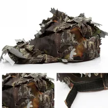 Камуфляжная наружная Тактическая Военная Кепка с бионическим листом армейская охота на Камо шляпа Снайпер скрытые джунгли