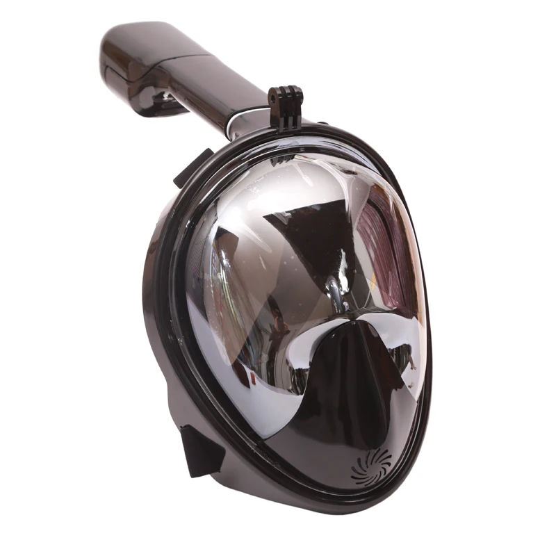 

2019 Anti Fog Full Face Snorkeling Plating Mask Diving Snorkel 2 In 1 For Gopro 180 Degree Dry Easy Free Breath Dive Gear Tube