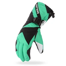 Мужская зимняя теплая ветрозащитные лыжные перчатки для спорта на открытом воздухе удобные мужские перчатки для сноуборда водонепроницаемые высококачественные лыжные перчатки