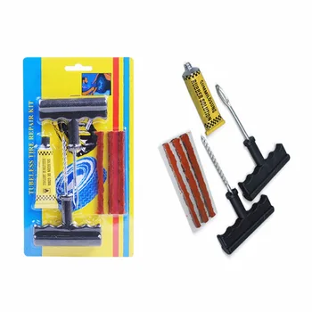 

Portable 6Pcs/Set Car Tubeless Tire Tyre Puncture Plug Repair Tools Kits Automobiles Accessories Car Motorcycle Rubber