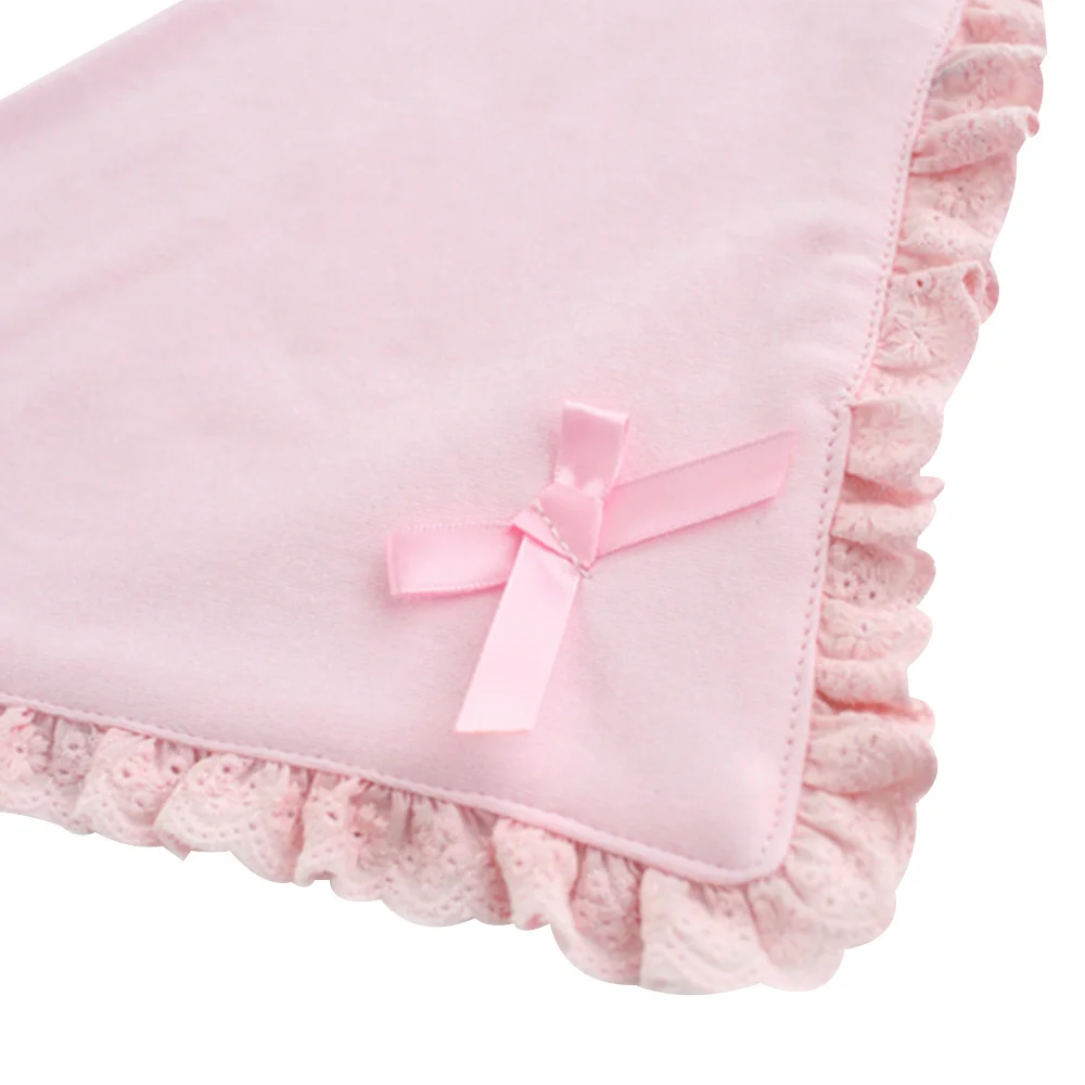 3 PCS Cute Lace Baby Girls Bib Pink White Princess Bib For Girls Infant Baby Saliva Towels Burp Clothes Baby Girls Clothing (39)