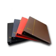Álbum internacional de coleção de moedas, álbum de coleção de moedas de couro com 3/7/9 buracos, dinheiro, carimbo, pasta de moedas comemorativa, livro