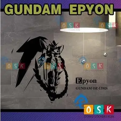 

Car Sticker Japanese Cartoon Fans SEED Unicorn GUNDAM EPYON Vinyl Wall Stickers Decal Decor Home Decoration