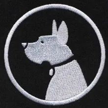 "* 3" заказ Утюг на собаку патчи железа на вышитые аппликации Швейные для одежды