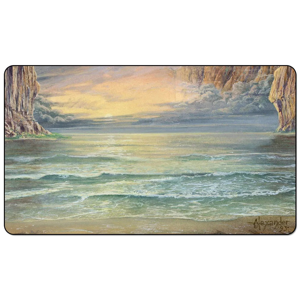 

Dual lands Underground Sea 60x35cm Magic Playmat Underground Sea for Board Game table mat