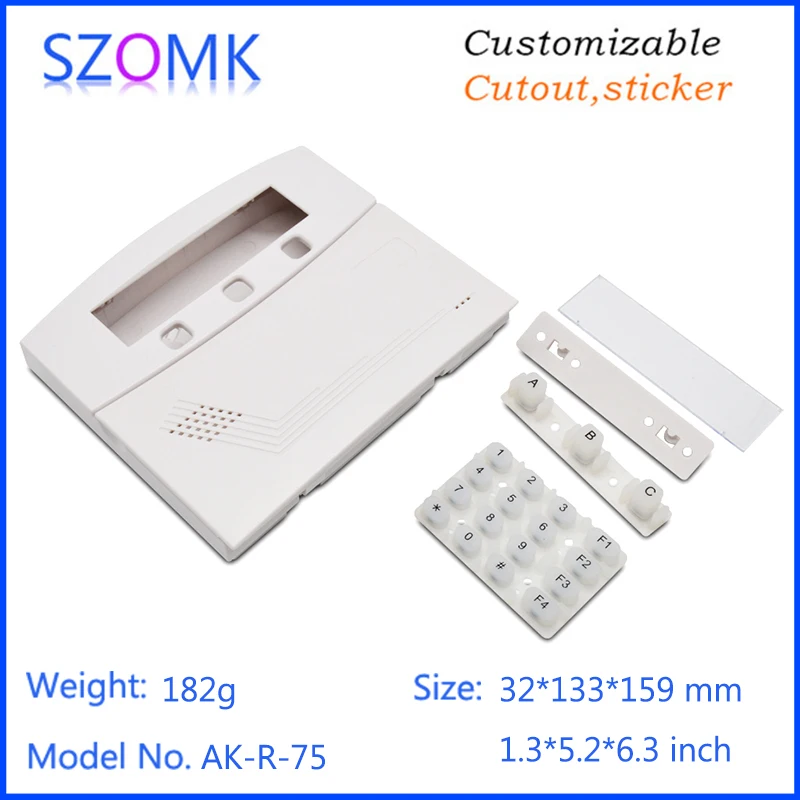 

10pcs plastic junction electrical testing enclosure door control system electronic plastic enclosure FRID reader junction box