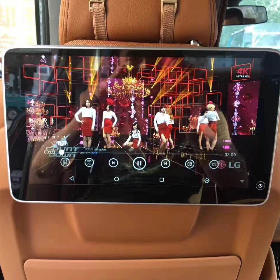 

TV Headrest Monitor Rear Seat Entertainment Systems For BMW 1 3 4 5 6 7 Series F20 F21 F30 F32 F10 F01 Car Pillow Monitor 2PCS