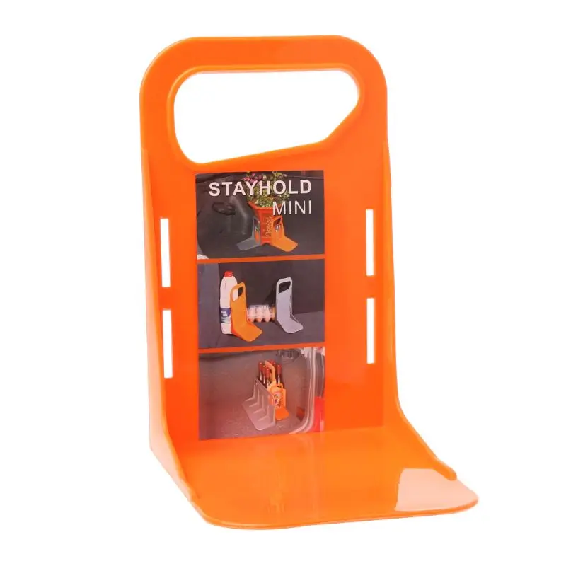 1 шт. PP багажник автомобиля отделение для хранения мелких предметов защита для напитков продукты, фрукты многофункциональный для автомобиля Storager аксессуары - Цвет: Оранжевый