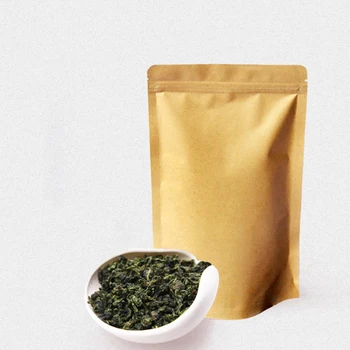 

10pcs Resealable Zip Lock Solid Color Kraft Paper Foil Bag Stand Up Heat Seal Food Grade Pouch