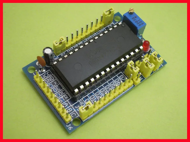 

Free Shipping! ADC0809 analog to digital module eight-bit/ 8 way parallel AD converter module sensor