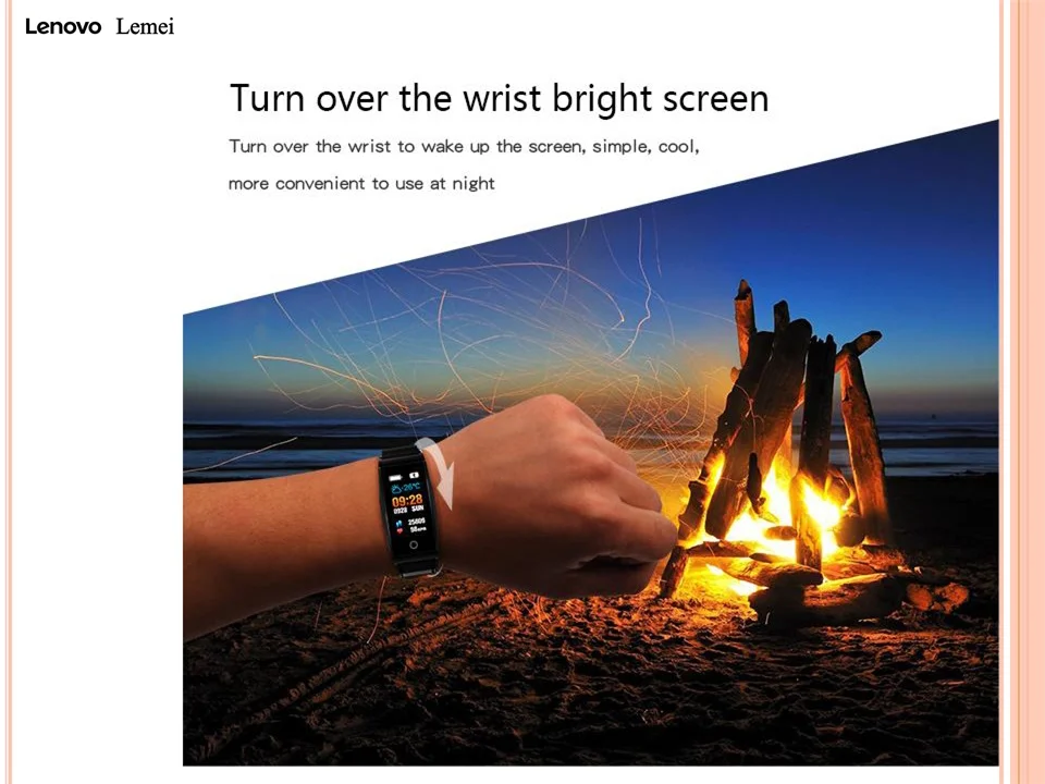 Lenovo Lemei RHB01 смарт-браслет водонепроницаемый монитор сердечного ритма умный Браслет спортивный трекер напоминание звонящего