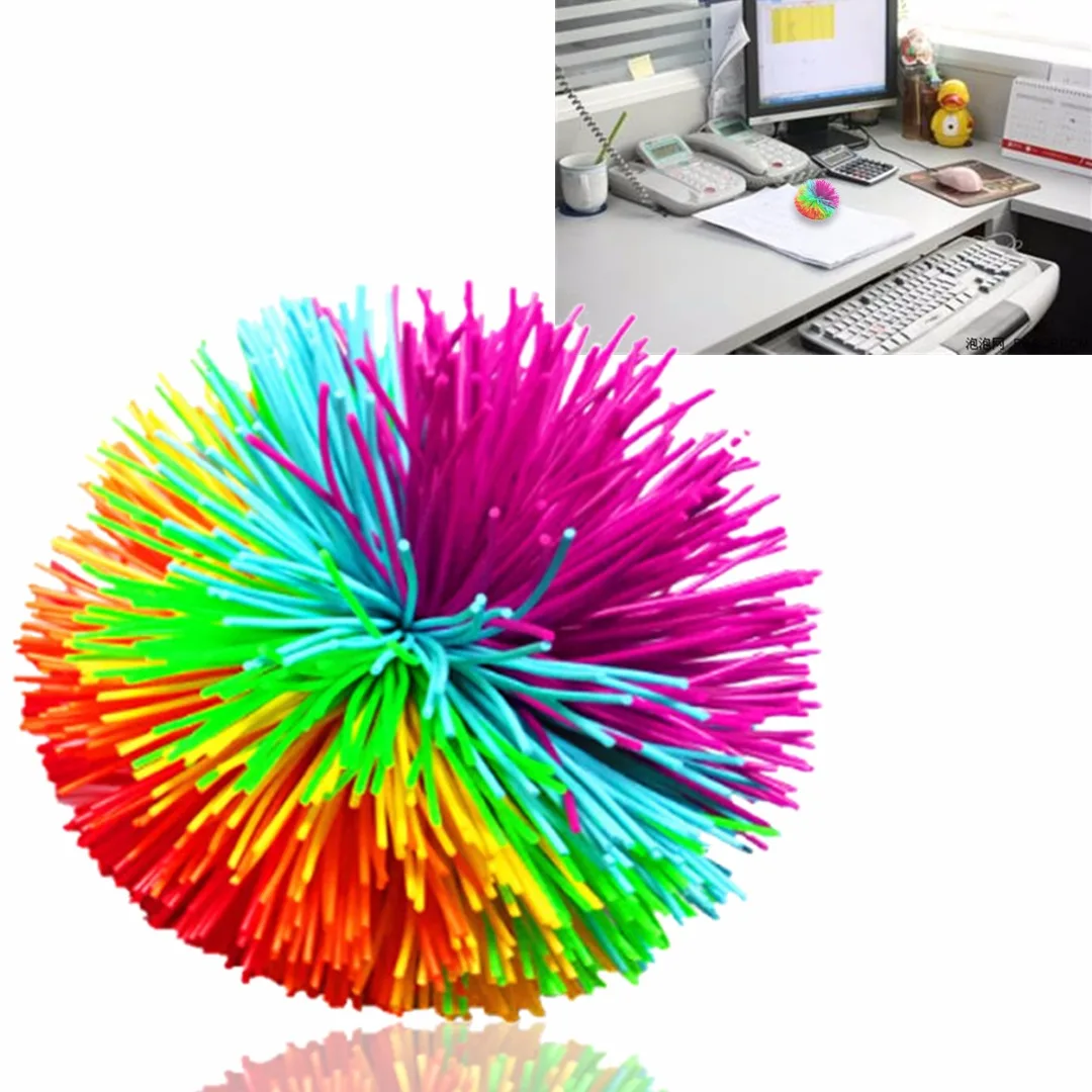 High Quality Kids Soft Stress Toy Ball Silicone Ball Sensory Stretchy Stress Relief Toy Ball For 3