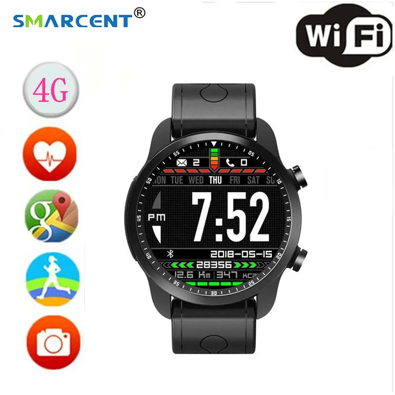 US $89.98 KC03 4G RAM 1GB ROM 16GB Android 60 13 inch IPS LCD sport smart watch support GPS fitness tracker Waterproof