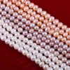 Natural Freshwater Pearl Beads High Quality Nearly Round 36cm Punch Loose Beads for DIY Women Necklace Bracelet Jewelry Making ► Photo 2/5