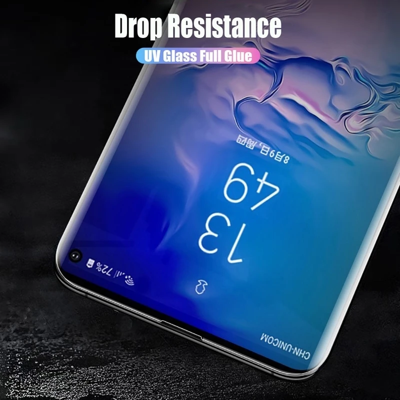 Стекло с жидким клеем для Huawei P30 Pro Защитное стекло экрана P40 Mate 20 30 защитное
