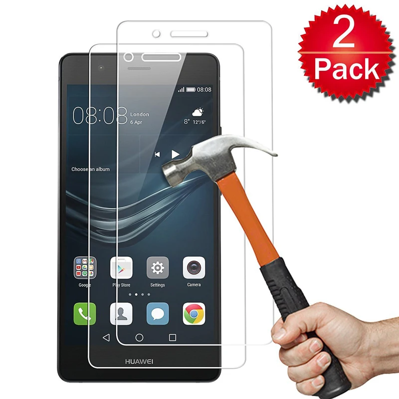 

Ascromy 2PCS 2.5D 9H Premium Tempered Glass For Huawei P9 Lite p9lite Screen Protector Film HD Protective Screenprotector