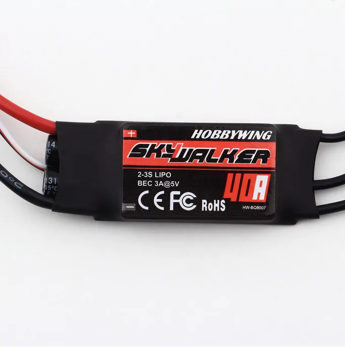 1 шт. Hobbywing Skywalker 40A 50A-UBEC ESC электрический регулятор скорости с UBEC для RC FPV Квадрокоптер самолеты вертолет