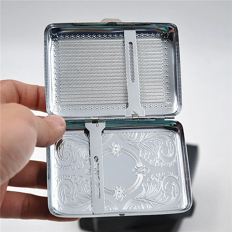 COSY MOMENT 16pcs packing Cigarette Case Metal Slim Tobacco Pocket Box