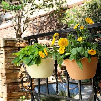 

WaWavy Edge Wall Hanging Flower Pot Thick Plastic Water Storage Chlorophytum FlowerPot Outdoor Garden Balcony Home Decorations