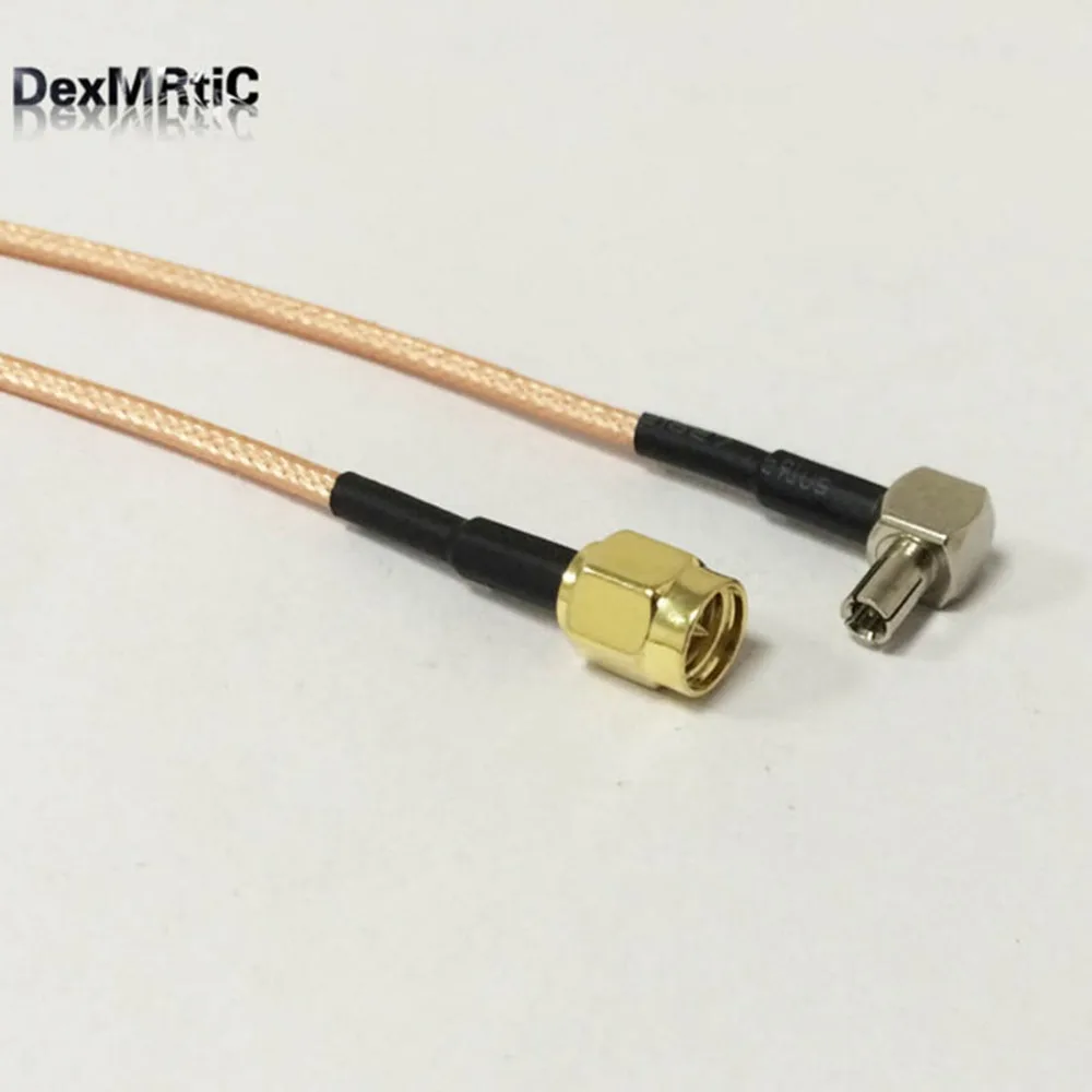 3G ZTE модемный кабель TS9 штекер прямоугольный к SMA RF коаксиальный адаптер RG316 30/50/100
