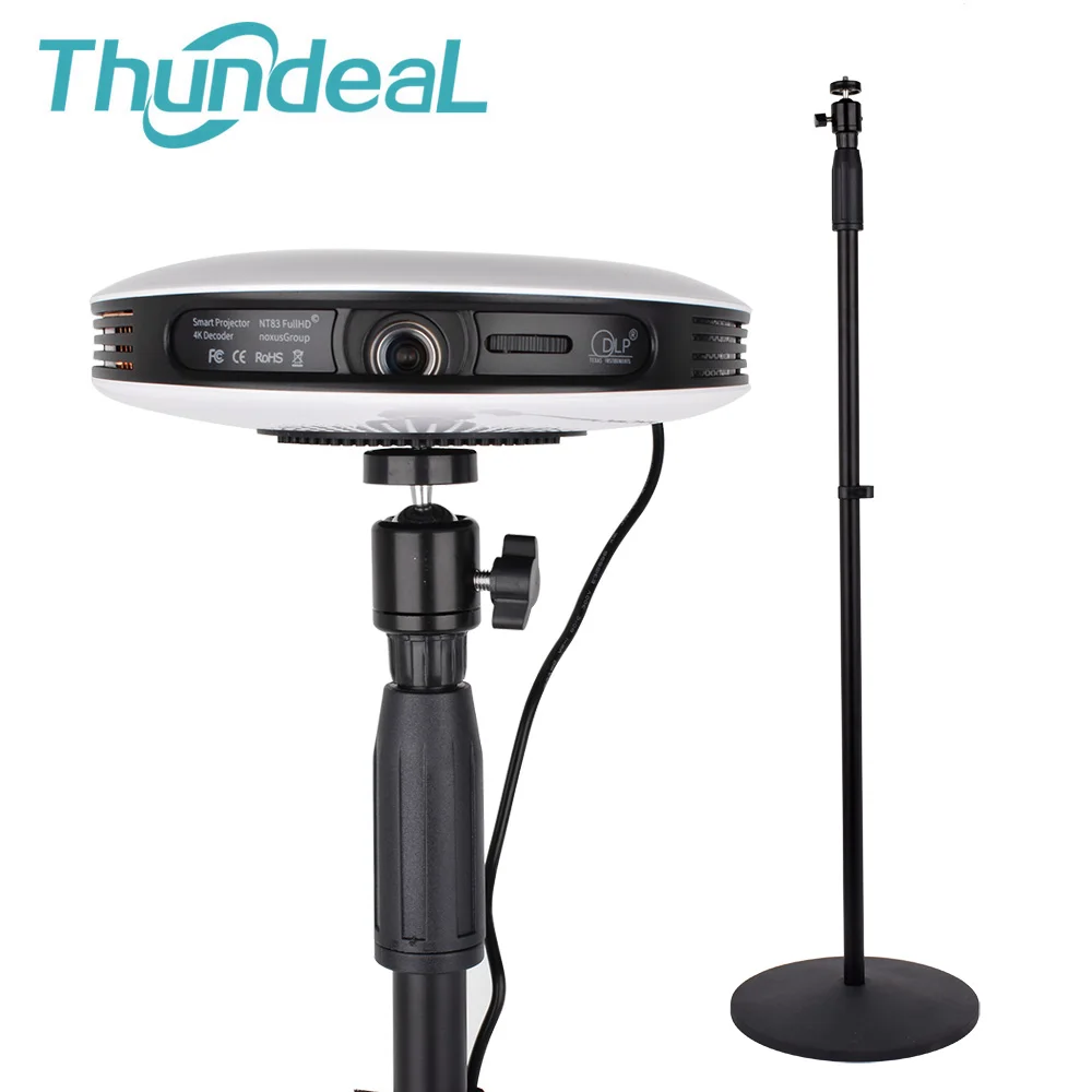 

ThundeaL T18 Max Projector Stand 77-165cm Adjustable height C80 UP YG400 Projector 6mm Tripod hole T18 Max T20 Projector Bracket