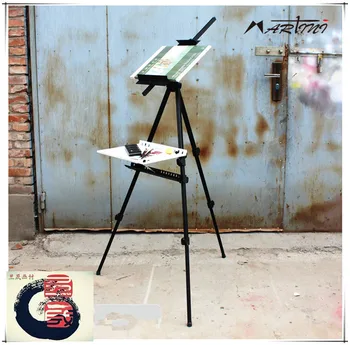 

Korea Expert grade Portable Adjustable Folding Telescopic Artist Art Field Studio Painting Tripod Display Easel Stand Mini Easel